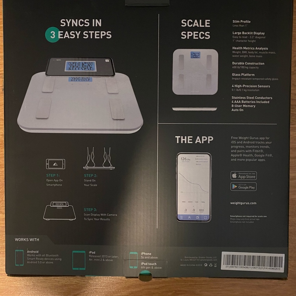 AppSync Smart Scale - Weight Guru - Picture 3 of 4
